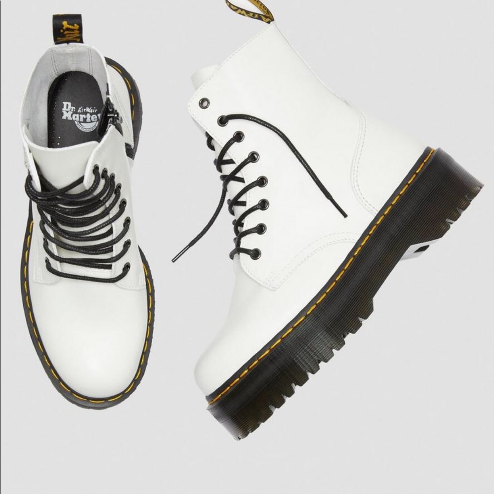 ISO white Jadon doc martens